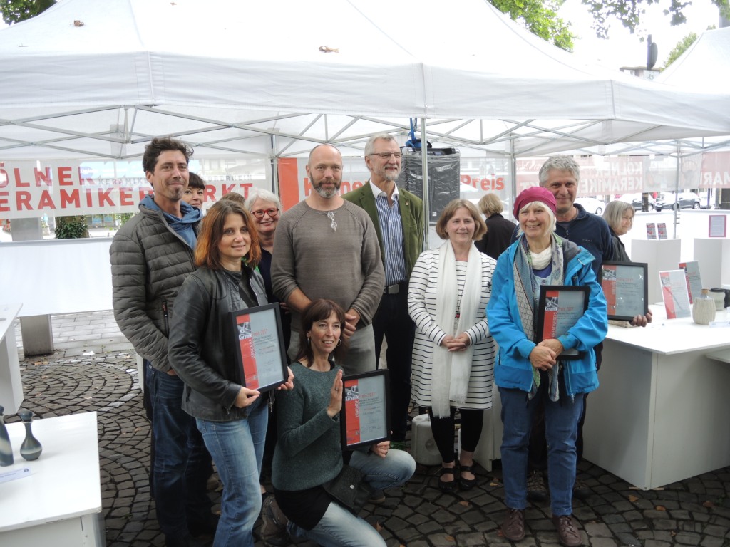 Koelner KeramikPreis2017 Jury Preisträger Bezirksbuergermeister Köln Organisatoren